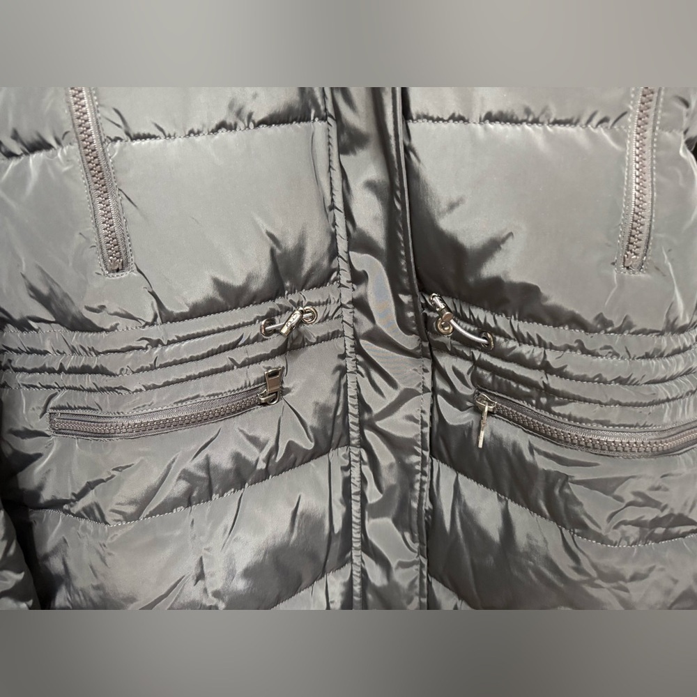 NUTEXROL Women's Fur Hooded Puffer 2XL - Picture 3 of 6